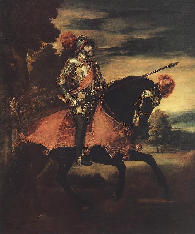 Emperor Charles V at Mhlberg ar, TIZIANO Vecellio
